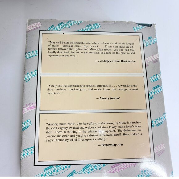 The New Harvard Dictionary Of Music - Edited By Don Randel - Reference Book - Picture 9 of 16
